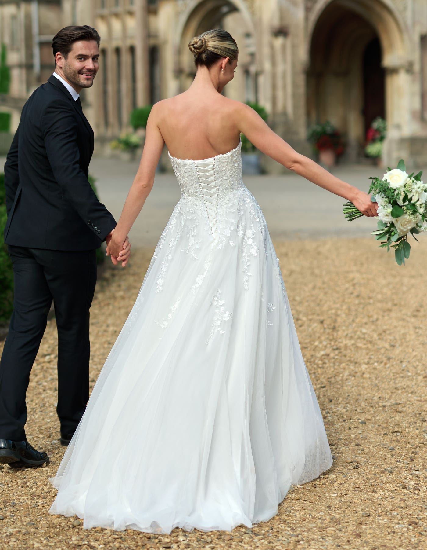 Amika a straight neck A-line | wed2b Amika a straight neck A-line | wed2b