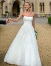 Amika a straight neck A-line | wed2b Amika a straight neck A-line | wed2b