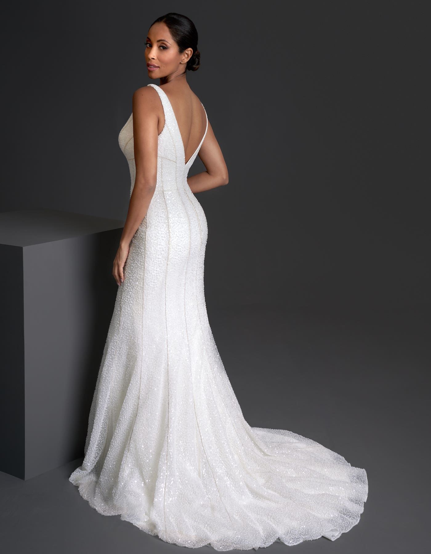 Aubrey - an opulent sheath wedding gown | wed2b Aubrey - an opulent sheath wedding gown | wed2b