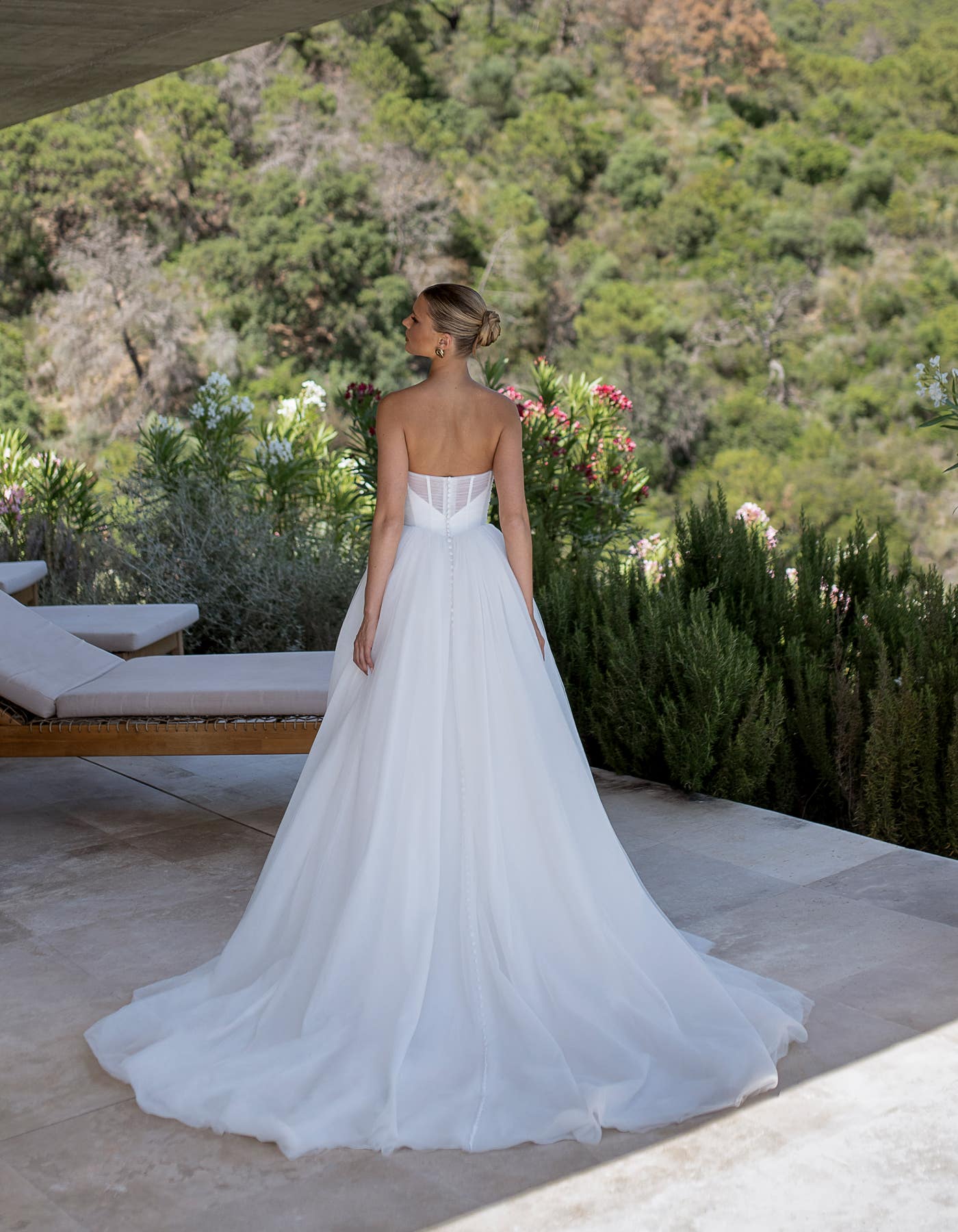 Cohen a dramatic tulle ballgown with basque waist | wed2b Cohen a dramatic tulle ballgown with basque waist | wed2b