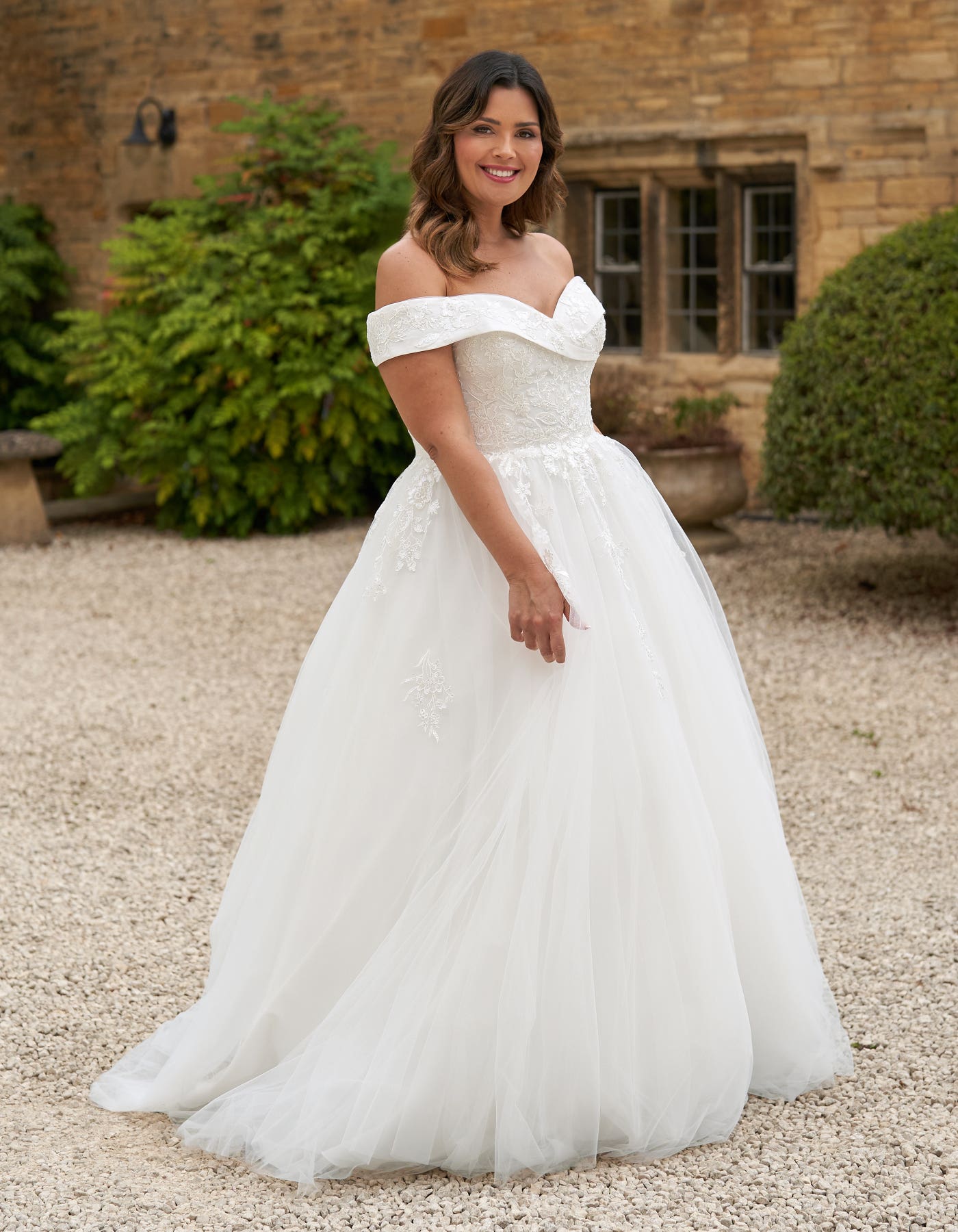 ELOWEN An Off the shoulder Princess Ballgown WED2B Wed2b Elowen an off the shoulder princess ballgown wed2b wed2b