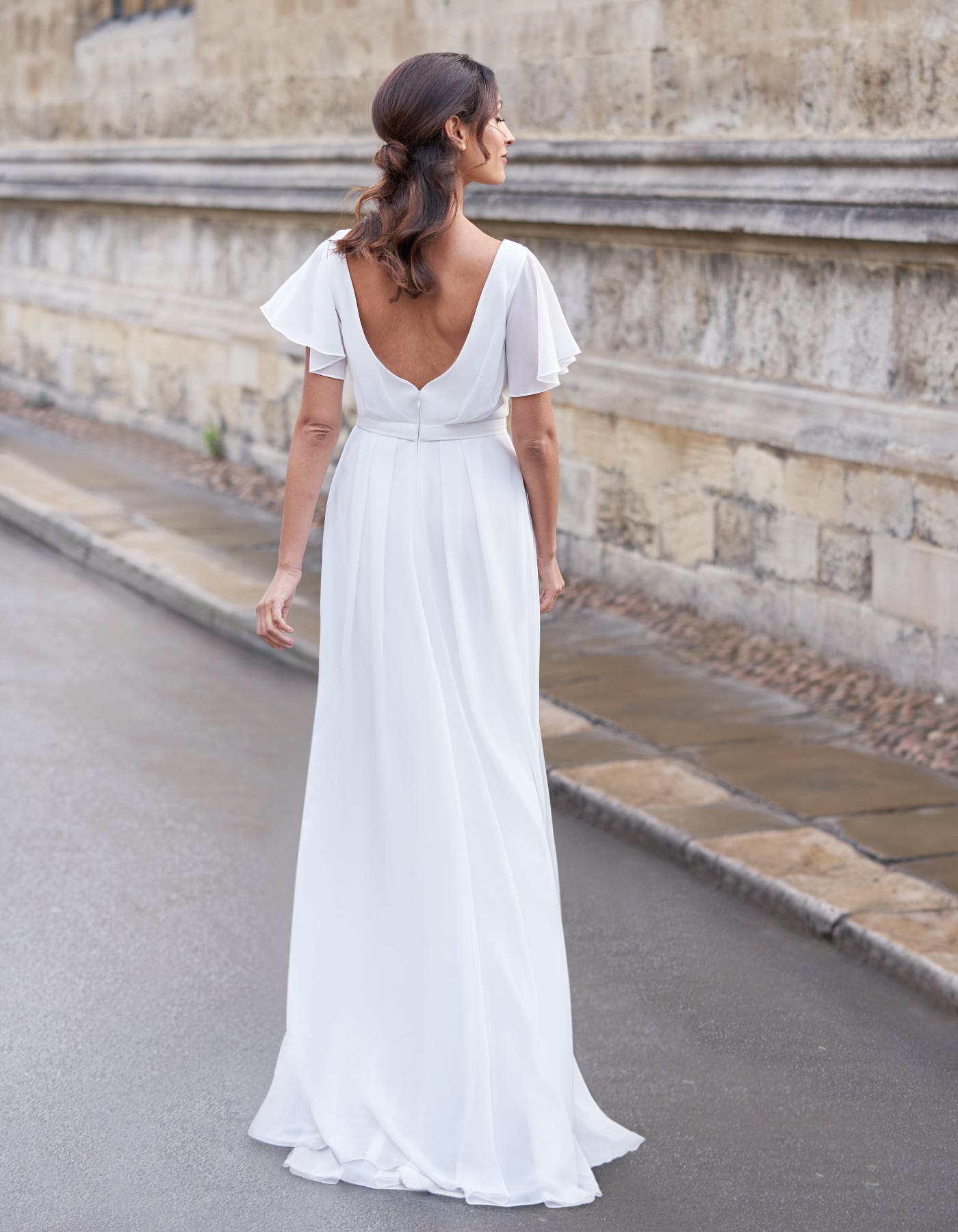 Everlee an ethereal boho gown with angel sleeves | wed2b Everlee an ethereal boho gown with angel sleeves | wed2b