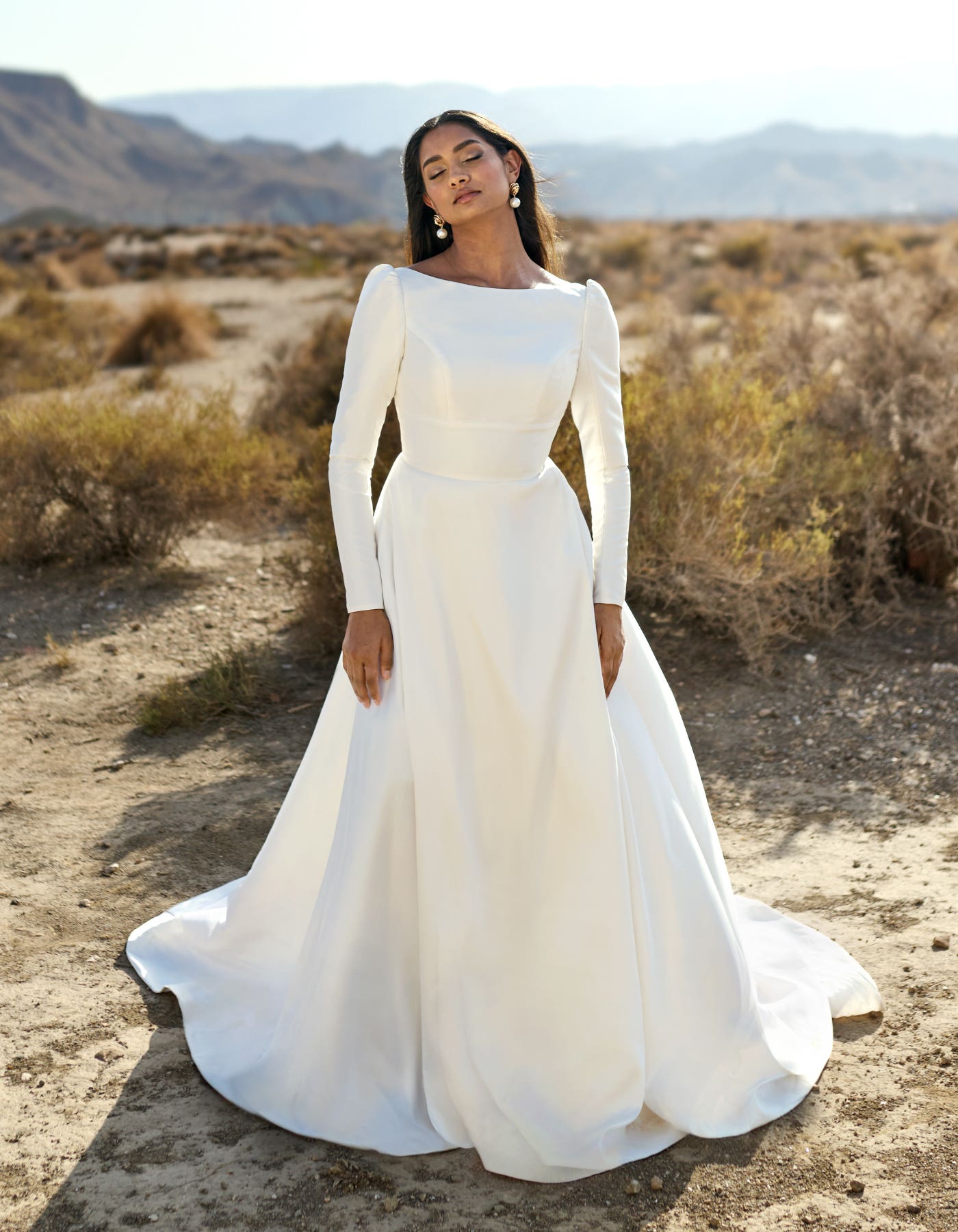 fitted lace wedding dress Eridana Milla Nova Mikado A-Line Wedding Dress | Chicago & Milwaukee fitted lace wedding dress Eridana Milla Nova Mikado A-Line Wedding Dress | Chicago & Milwaukee