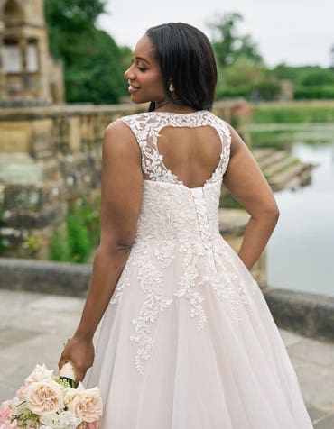 Lace-Up Back Wedding Dresses | wed2b Lace-Up Back Wedding Dresses | wed2b