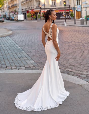 savannah formal crepe long dress Savannah Formal Crepe Long Dress