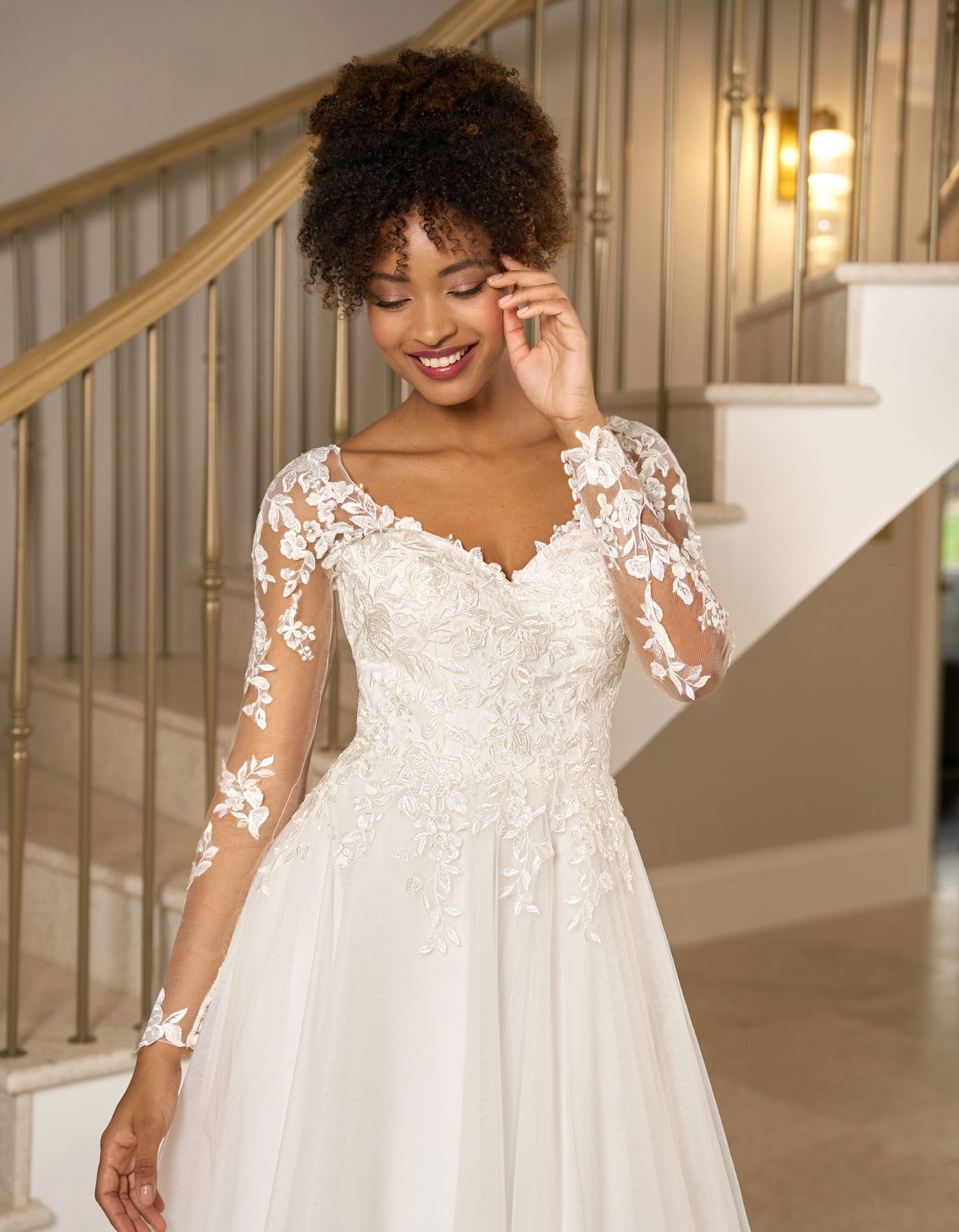 kaiya sequined lace dress MADI LANE | LUV Bridal - Kaiya