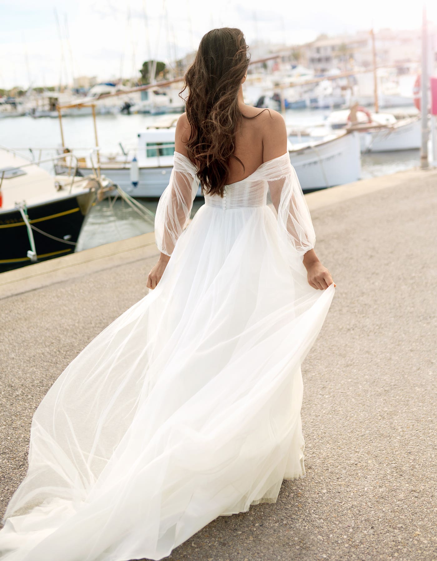 Bridal Gowns Hudson's Bay Evening Dresses Koa A Simple Tulle Wedding Dress With Balloon Sleeves Wed2b Bridal Gowns Hudson's Bay Evening Dresses Koa A Simple Tulle Wedding Dress With Balloon Sleeves Wed2b