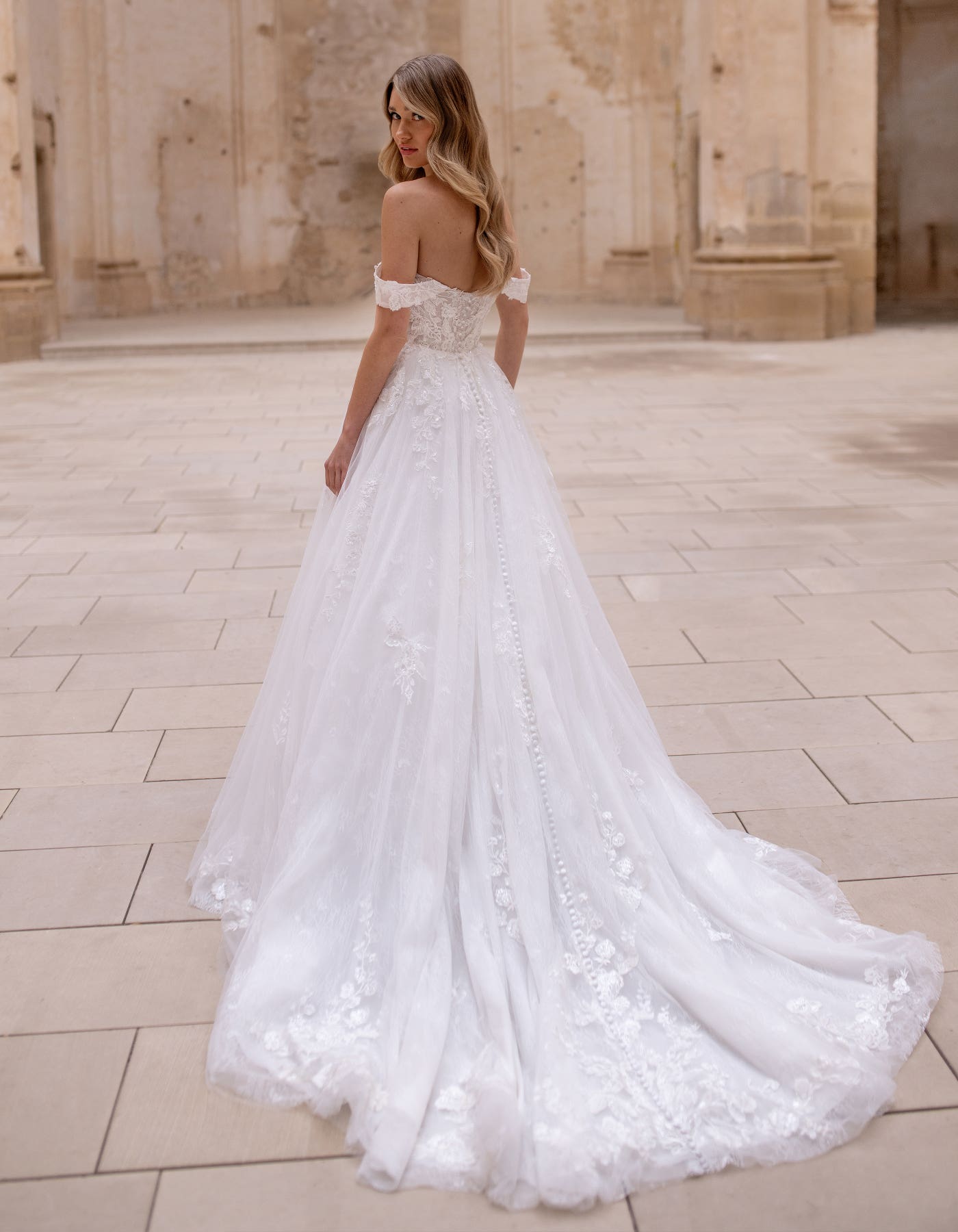 Liliya a beaded chantilly lace ballgown | wed2b Liliya a beaded chantilly lace ballgown | wed2b