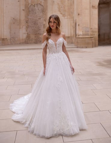 Off the Shoulder Wedding Dresses | wed2b Off the Shoulder Wedding Dresses | wed2b