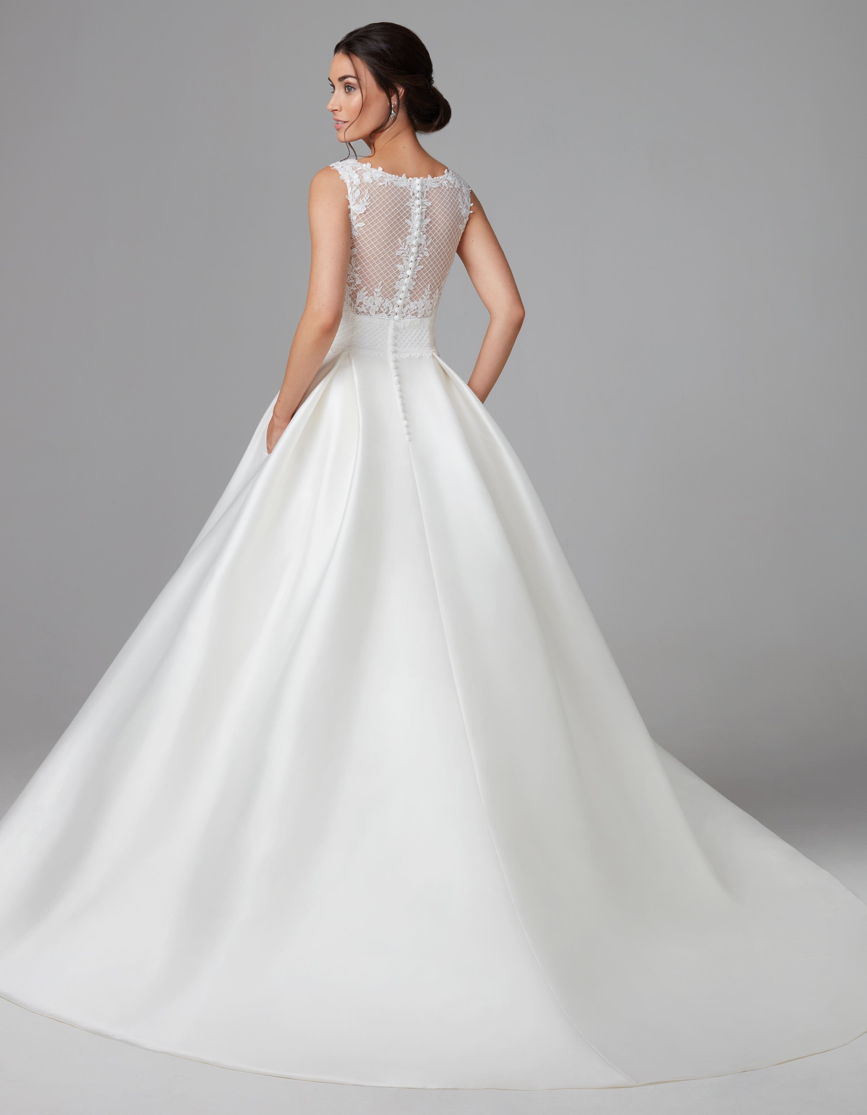 miriam ballgown wedding dress back anna sorrano 