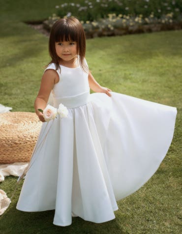 childrens ivory bridesmaid dresses Long Sleeve See Through Cute Ivory Lace Flower Girl Dresses, Junior Bridesmaid Dresses, FG047