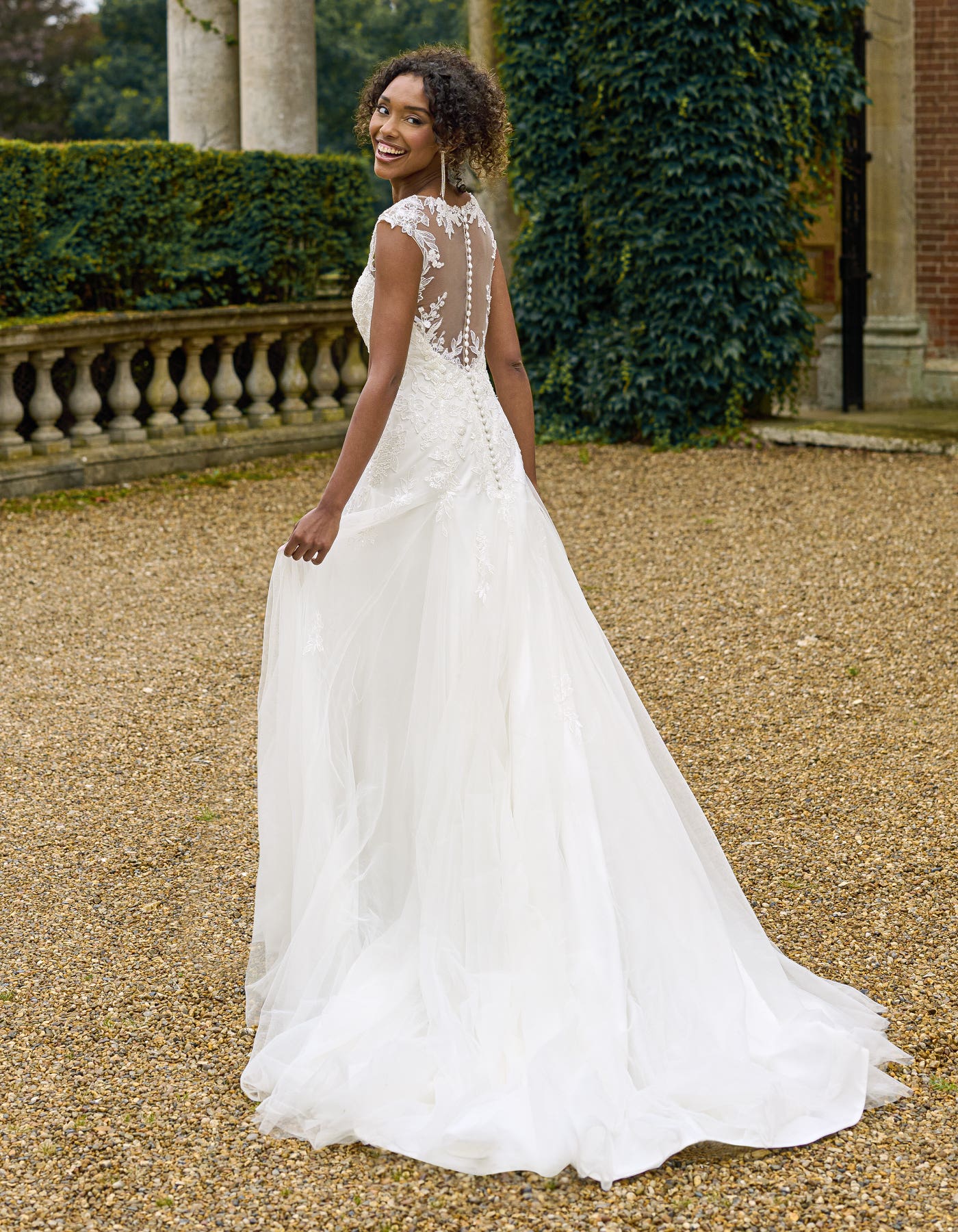 Yessica a beaded floral fit & flare wedding dress | wed2b Yessica a beaded floral fit & flare wedding dress | wed2b