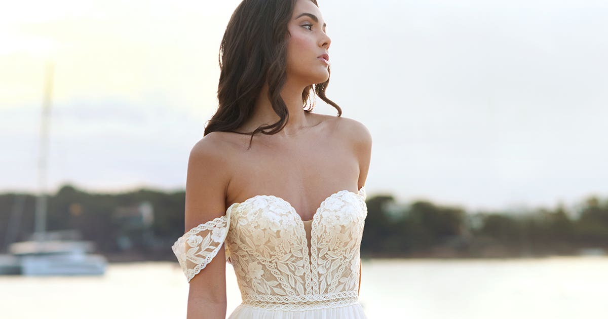 Chiffon Wedding Dresses | wed2b Chiffon Wedding Dresses | wed2b