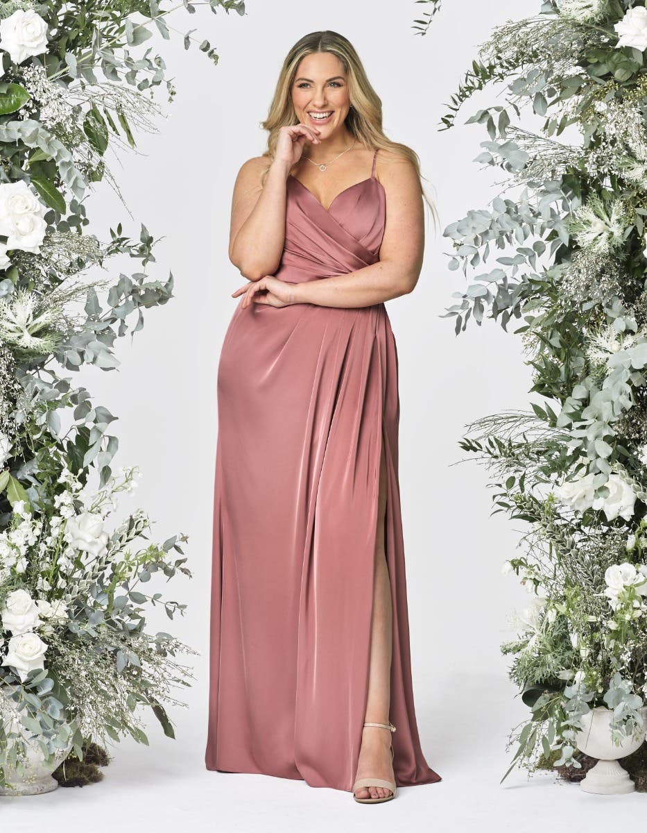 princess polly baby blue dress Dusky Pink Bridesmaid Dresses