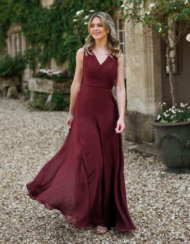 Ruby Red Bridesmaid Dresses