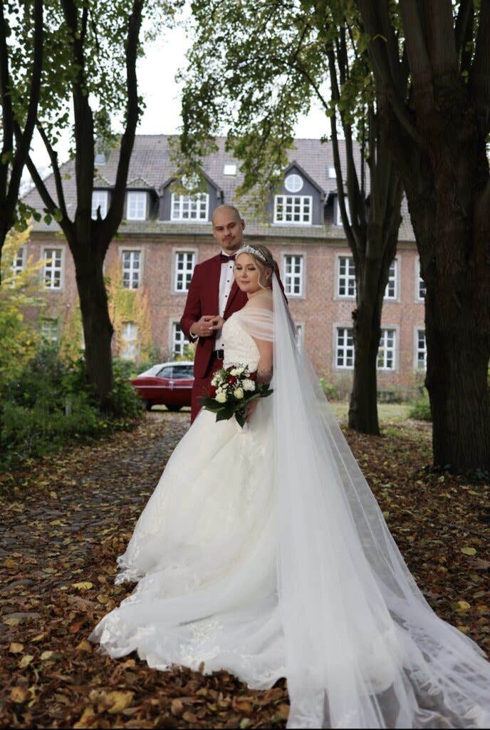 Sophie und Per-Christian bei ihrer kirchlichen Hochzeit