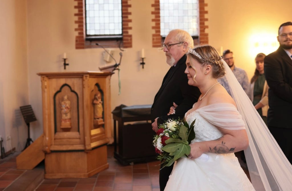 Sophie und Per-Christians kirchliche Trauung