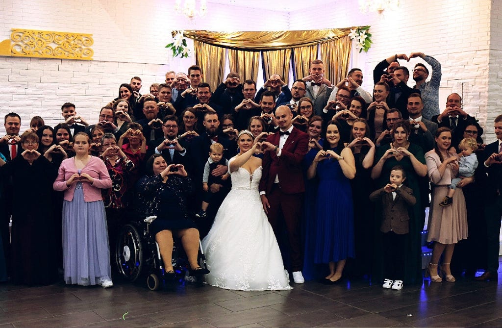 Sophie und Per-Christian an ihrem Hochzeitstag