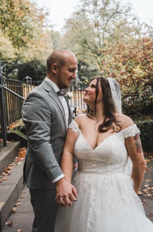 Michelle und Nico an ihrem Hochzeitstag