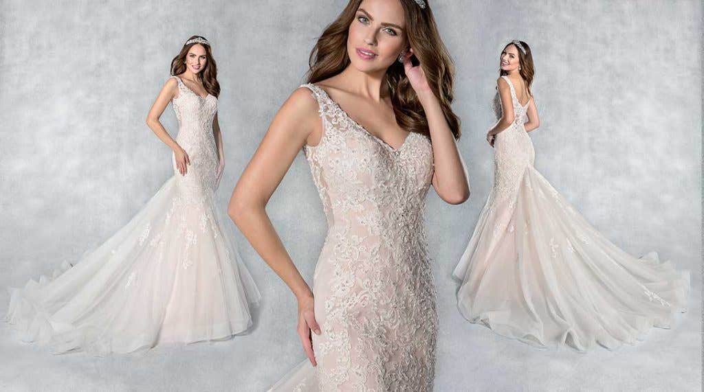 Blushing beauties - look lush in a blush coloured wedding dress