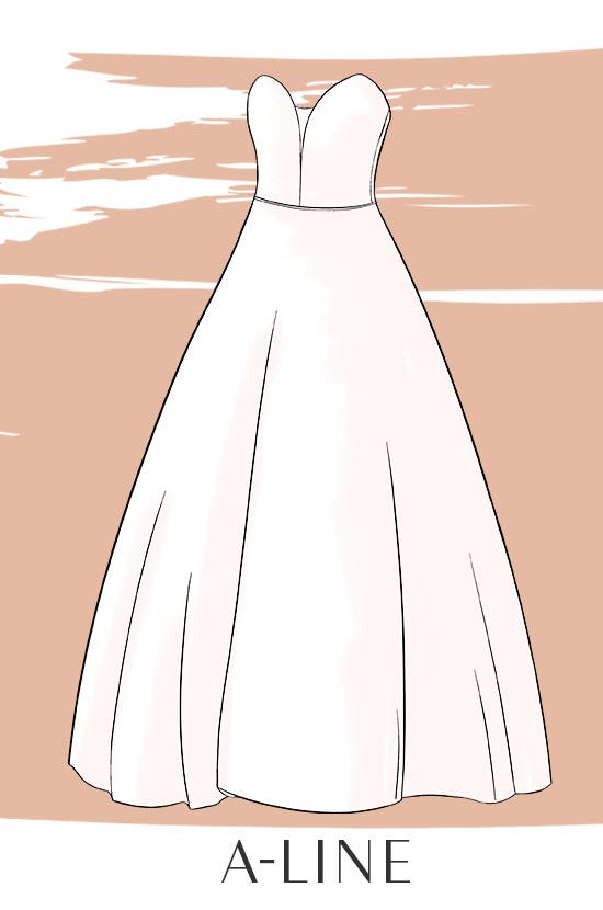 Our essential guide to wedding dress shapes - BLOG | IE | wed2b Our essential guide to wedding dress shapes - BLOG | IE | wed2b