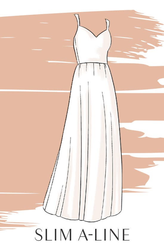 what shape is a line dress Curved Lines" A-Line Dress for Sale by ColorfulPatt-n