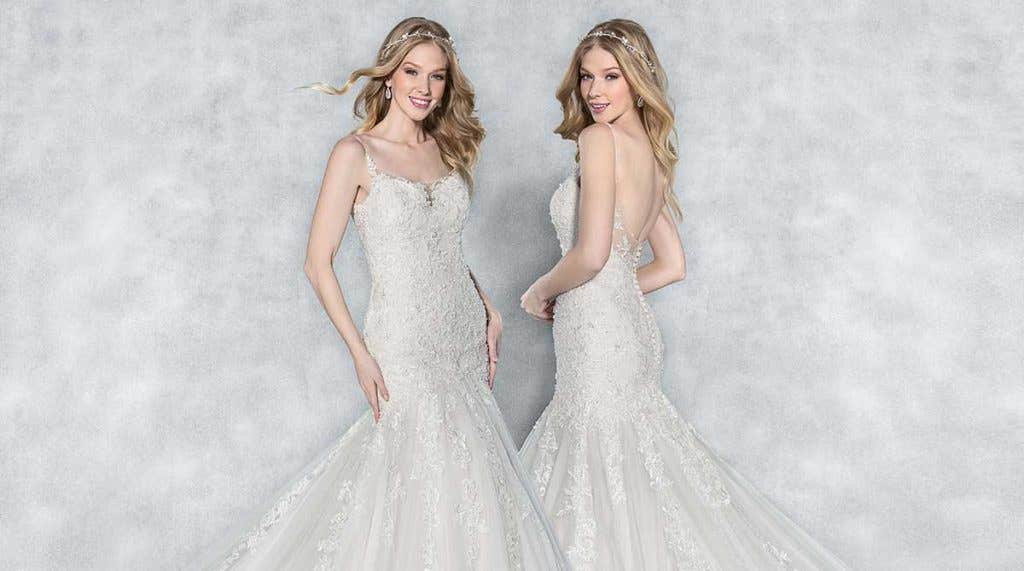 Our favourite champagne wedding dresses