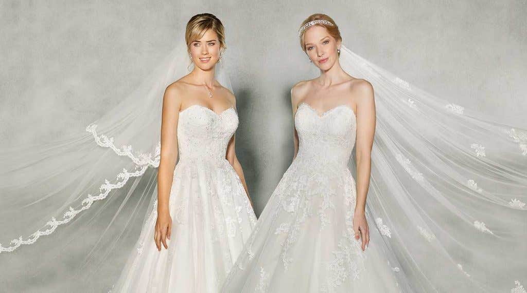 Our favourite sweetheart neckline wedding dresses