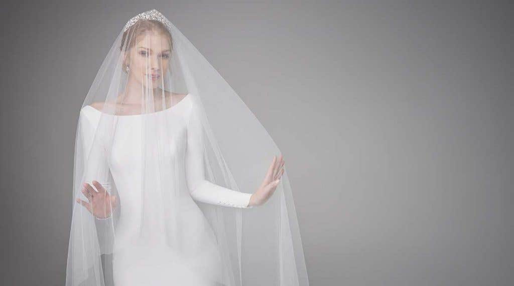 Stylishly simple wedding dresses