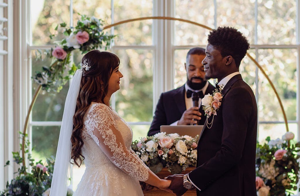 Amie and Christian’s elegant castle wedding venue