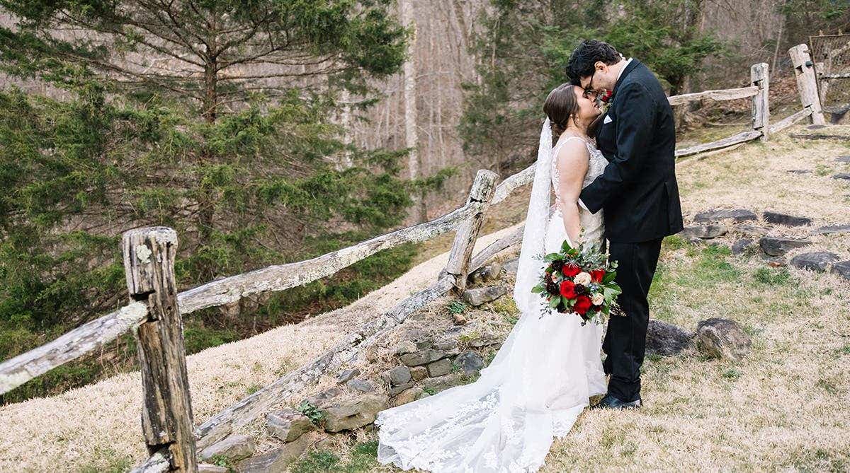 Julie and Paul’s American castle wedding 