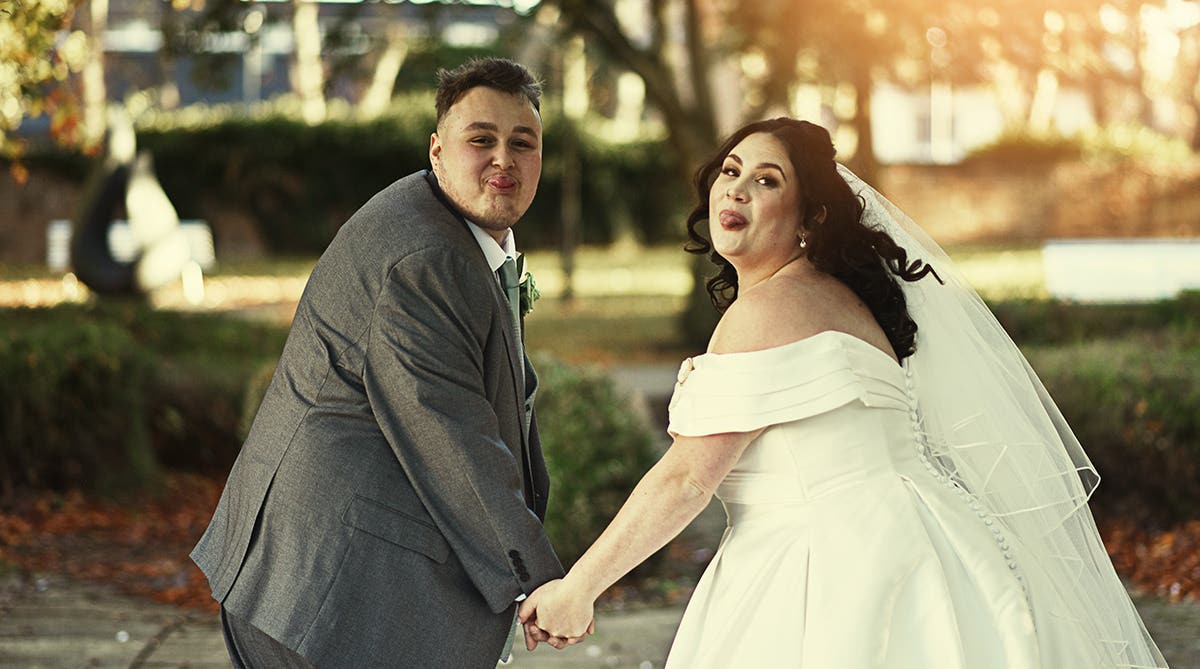Sophie and Jaydon’s intimate local wedding 
