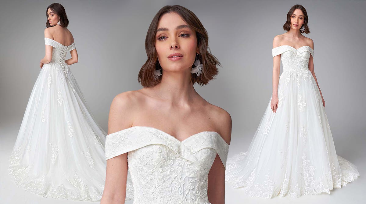 Les robes de mariée décolletées sont la grande tendance de la saison prochaine...