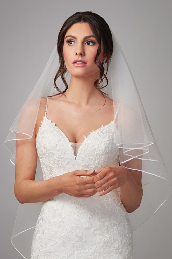 Loulou bruidssluier perfecte goedkope trouwkleding