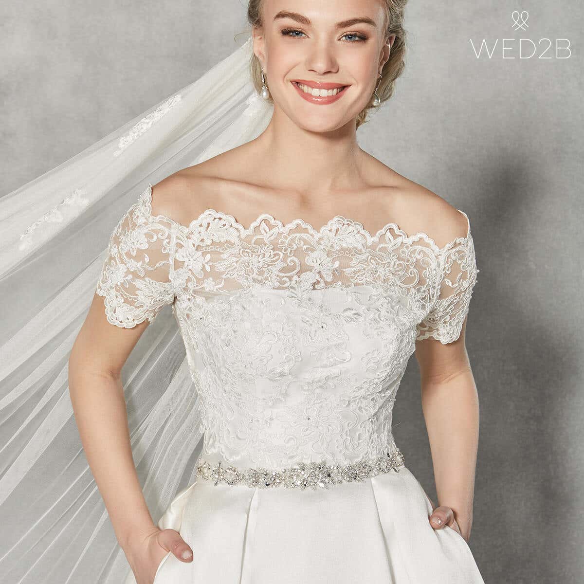 Austen vintage wedding dress