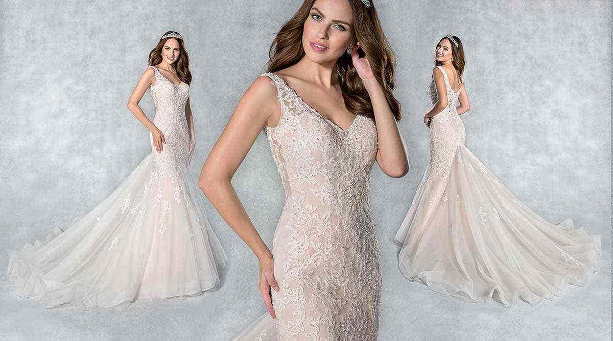 Blushing beauties - look lush in a blush coloured wedding dress
