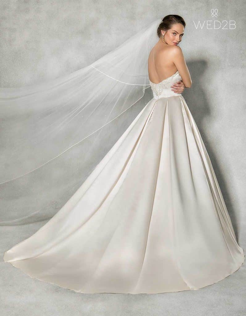 Beckett back - a wedding dress with pockets