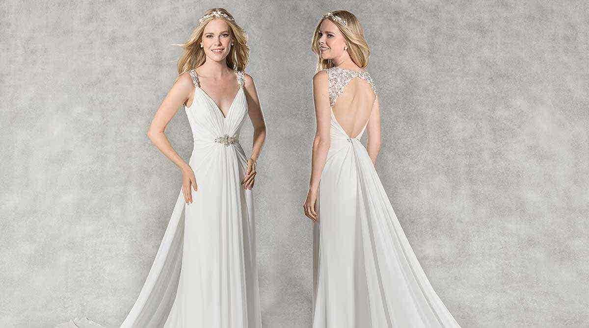 Beautiful beach wedding dresses at wed2b