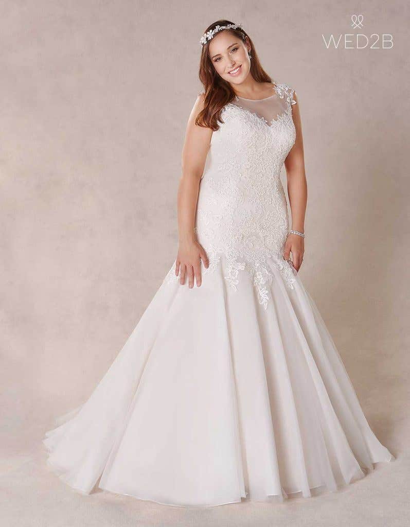 coco plus size wedding dress