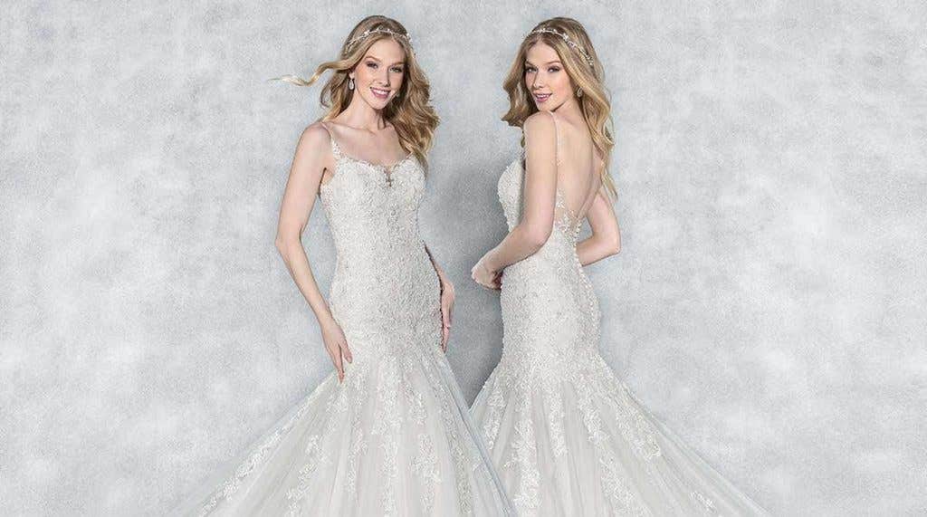 Our favourite champagne wedding dresses