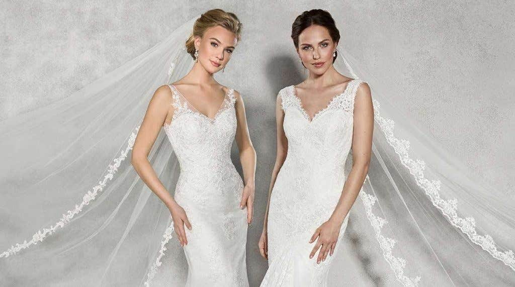 Elegant ivory wedding dresses