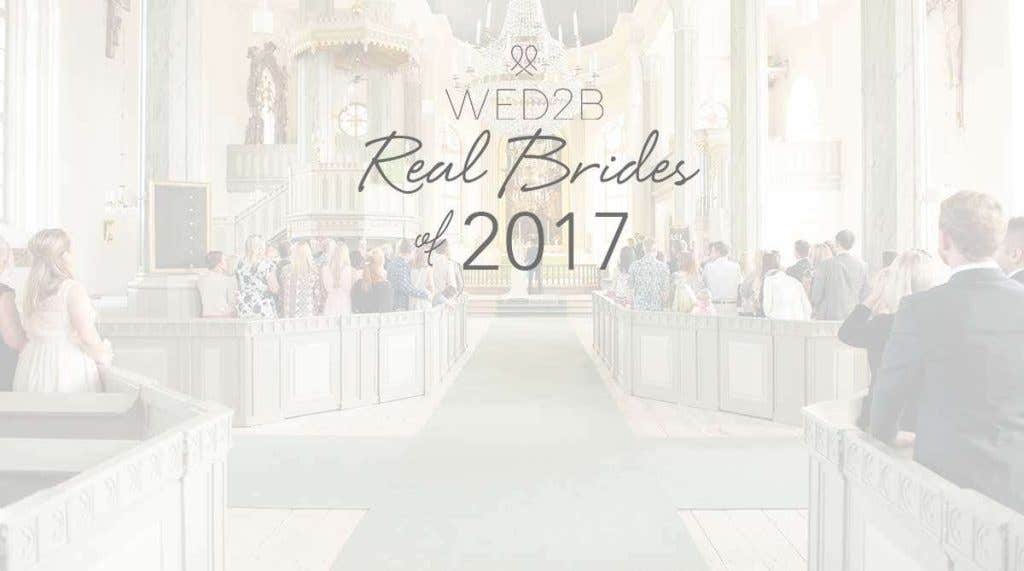 WED2B Real Weddings of 2017