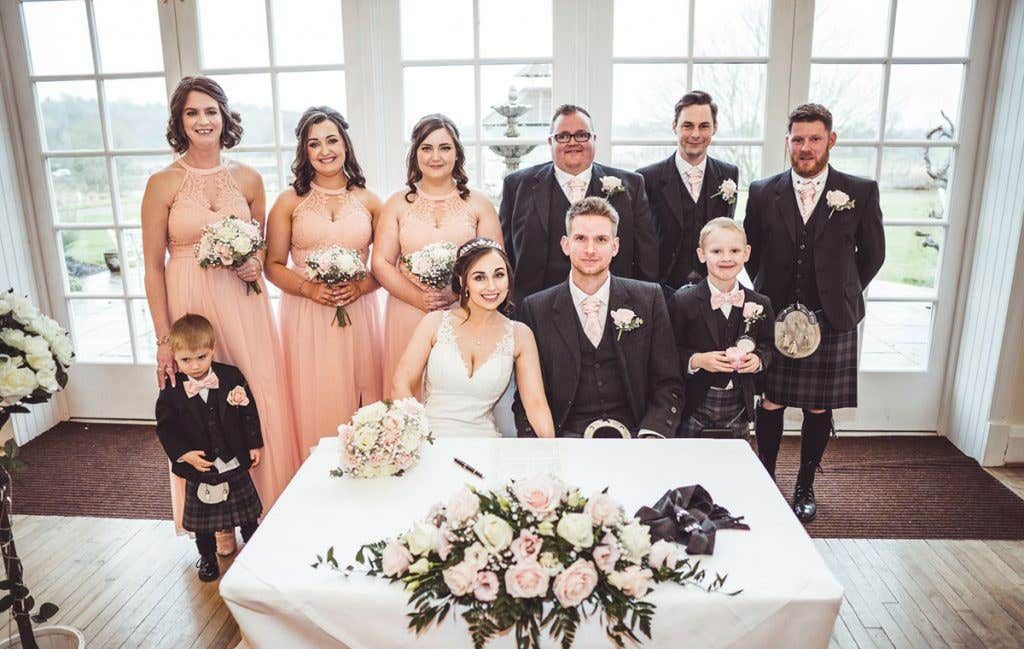 Real Weddings Scotland: Nikki and Richard’s rainy but romantic big day!