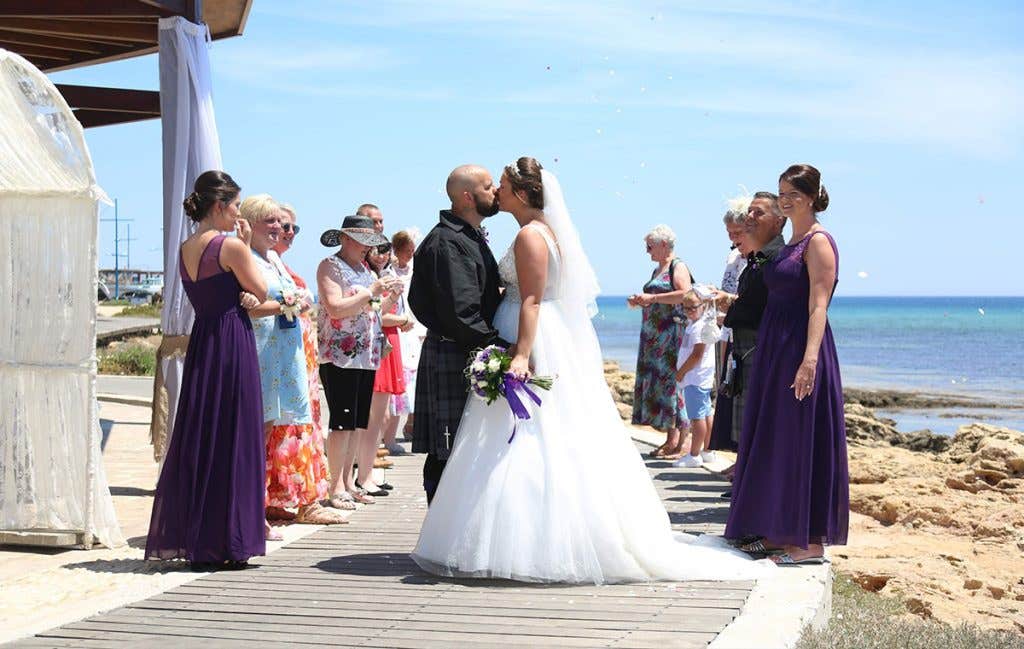 Real weddings Cyprus: Danielle and John’s beautiful wedding abroad