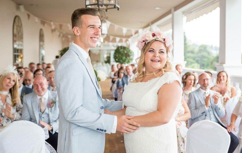Real Weddings Southampton: Charlotte and Kieran’s stylish rose gold wedding - Summer