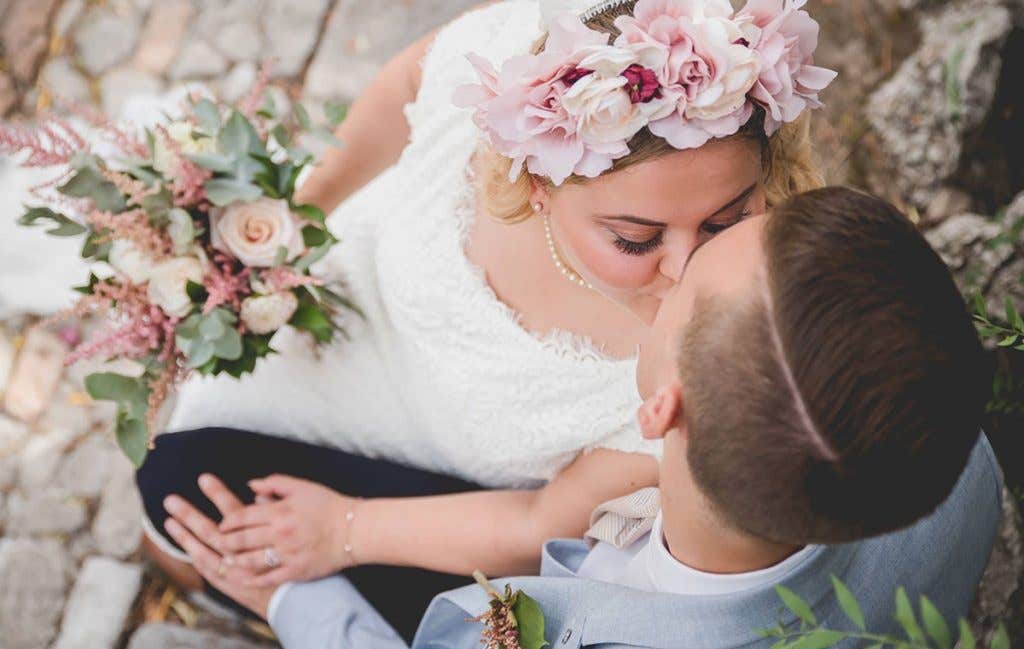 Real Weddings Southampton: Charlotte and Kieran’s stylish rose gold wedding - Summer