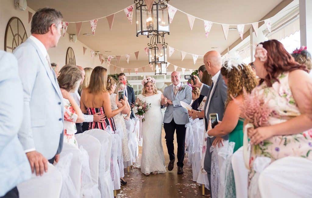Real Weddings Southampton: Charlotte and Kieran’s stylish rose gold wedding - Summer