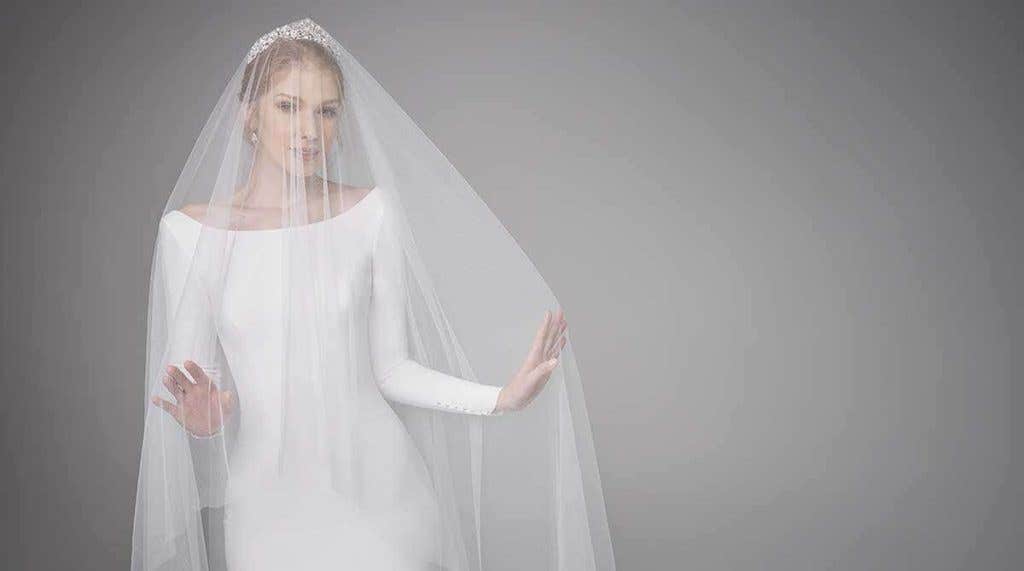 Stylishly simple wedding dresses