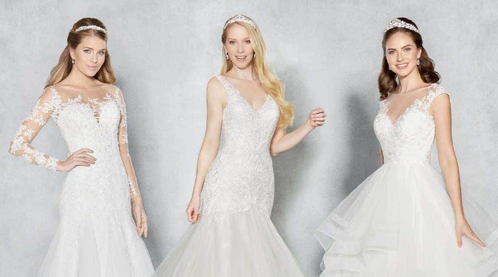 Three magical modern wedding dresses…