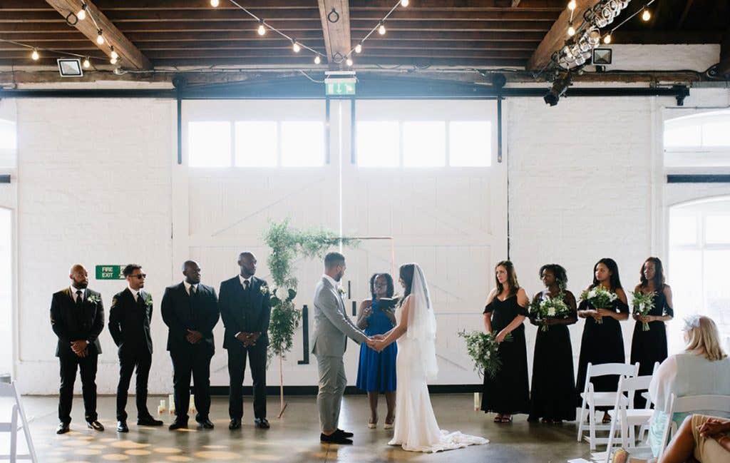 Real Weddings Bromley: Michael and Cantara’s industrial East London wedding venue - Sawyer